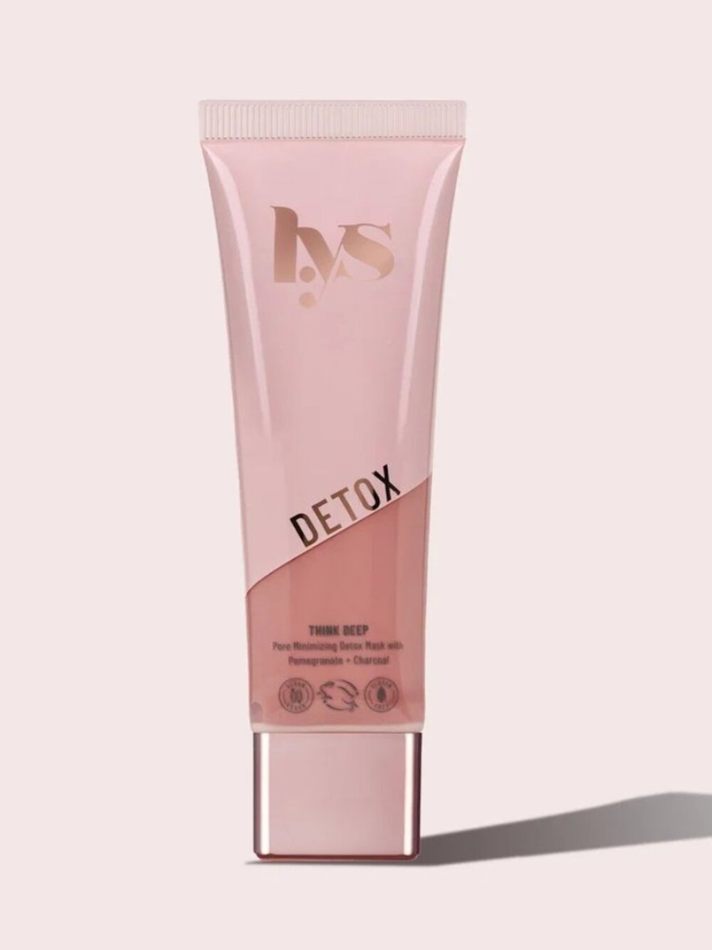 NEW LYS Think Deep Pore Minimizing Detox Mask with Pomegranate + Charcoal